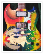 John's replica Eric Clapton 'Fool' guitar